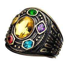 Infinity Gauntlet Class Of Infinite Power Ring Joias Do Infinito Marvel Joias De Dragao Joias Para Homens