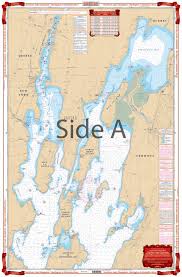 northern lake champlain navigation chart 12