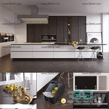 varenna poliform twelve kitchen 3d mili