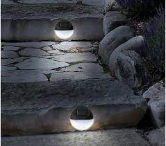 Pure Garden Set Of 4 Solar Lights Qvc Com Solar Led Lights Outdoor Solar Lights Pure Garden