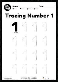 Tracing numbers can be hard for young students. Number 1 Tracing Worksheet For Kids Free Printable Kids Nex