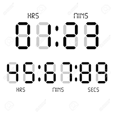 Digital display by chequered ink. Digital Clock Calculator Digital Numbers Alarm Clock Letters Royalty Free Cliparts Vectors And Stock Illustration Image 96296366