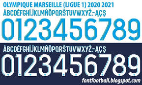 Font name, font file, author, themes, license. Font Football Font Vector Olympique Marseille Ligue 1 2020 2021 Kit