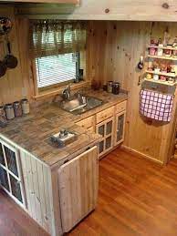 Finishing berkualitas dengan cat yang aman, awet, dan warnanya bagus. Model Kabinet Dapur Dari Kayu Minimalis Modern Terbaru 2015 Tiny House Rumah Kayu Rumah Balok Kayu