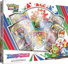 The new expansion also introduces pokémon v and pokémon vmax, some of the most awesome and powerful cards of all time! Amazon Com Pokemon Tcg Sword Shield Figure Collection 4 Booster Packs 1 Full Art Foil Card Featuring Pikachu Genuine Cards Toys Games