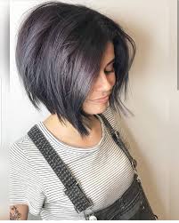 Inverted shaggy bob with teased roots. The Most Flattering Haircuts For Small Faces Hair Adviser