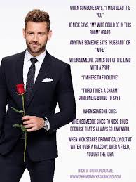 The Bachelor Nick Drinking Game Night One The Bachelor Drinking Games Nick V The Bachelor Nick Bachelor Nation Bachelor Drinking Game