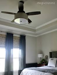 Represent the effect of shade or shadow on; Diy Drum Shade Ceiling Fan Crazy Wonderful