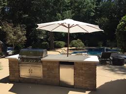 how to build an outdoor bbq surround