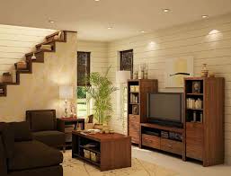 Example of a trendy light wood floor and brown floor hallway design in other with gray walls. House Simple Interior Design Bedroom