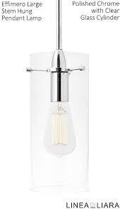 Patriot lighting® maggie led brushed nickel vanity light. Effimero Large Pendant Light Clear Glass Large Pendant Lighting Large Lamp Shade Large Hanging Pendant Lights