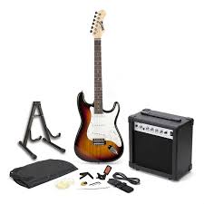 Used schecter guitar research super shredder fr s solid body electric guita. Rockjam Electric Guitar Bundle In Sunburst Costco Uk