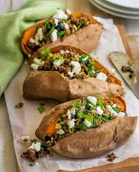 Loaded Sweet Potatoes Tesco Real Food Recipe Sweet Potato Recipes Baked Tesco Real Food Loaded Sweet Potato