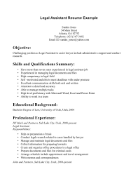 Resume skills for a legal assistant. Legal Assistant Resume Example Resumesdesign Resume Examples Professional Resume Examples Basic Resume Examples