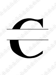 Download Split Monogram C Svg Png By Sabrina Marie