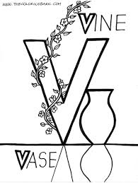 Http Www Thecoloringbarn Com Wp Content Uploads 2010 07 Alphabet V Jpg Alphabet Coloring Pages Lettering Alphabet Alphabet Words