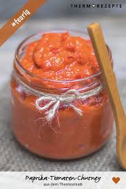 Paprika Tomaten Chutney Dip Aus Dem Thermomix Marchenfein Rezept Chutney Tomaten Chutney Rezepte