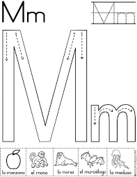 Abecedario en manuscrita para remarcar. View 33 Letra M Mayuscula Y Minuscula Para Colorear