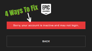 I linked the wrong epic games account to my ea account and now i can't unlink them, its frustrating, anyone knows how to? 4 Ways To Fix Sorry Your Account Is Inactive And May Not Login Fortnite Error Unigamesity