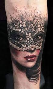 Mardi Gras Mask Tattoos Gallery Mask Tattoo Masquerade Tattoo