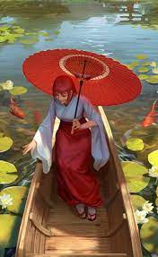 artstation 姬和子 泛舟 hou china anime character design concept art characters fantasy character design