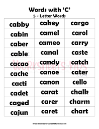 There are three primary types of hepatitis. 5 Letter Words That Begins With C 1