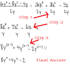 Found worksheet you are looking for? Dividing A Polynomial By A Monomial Study Com