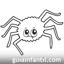 Araña Halloween Para Colorear