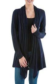 Cardigan Sweater Navy Waterfall Dream Navy Blue Cardigan Sweater Long Sleeve Cardigan Sweater Cardigan