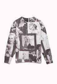 Also set sale alerts and shop exclusive offers only on shopstyle. Forever 21 Marilyn Monroe Sweatshirt You Ve Been Added To The Waitlist In Ivory Black White Lyst