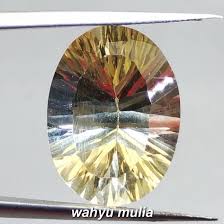 Batu permata indonesia | batu permata zamrud, ruby, safir, cat eye, tourmaline, spinel, biduri bulan, citrine, garnet, opal / kalimaya, black opal, topaz, aquamarine. Batu Permata Citrine Kecubung Kuning Asli Kode 1303 Wahyu Mulia