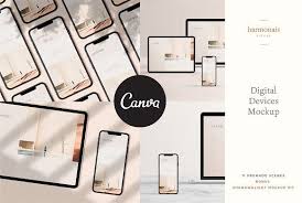 Canva Digital Devices Mockup In 2020 Web Design Mockup Digital Mockup