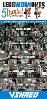 Try These 5 Essential Leg Workouts On Your Next Leg Day For More Fitness Tips Take Our Free Body Type Quiz And Find Barbell Workout Leg Workout Daily Workout