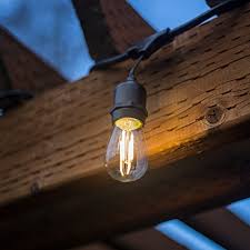 48 Ft Led Outdoor String Lights By Proxy Lighting Ul Listed 15 Han