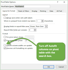 Width p{<width> is determined the width of content of cell, so the width of column actually is <width> + 2\tabcolsep. How To Stop Pivot Table Columns From Resizing On Change Or Refresh Excel Campus