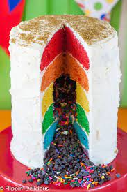Gluten Free Rainbow Cake Recipe Rainbow Layer Cakes Gluten Free Kids Gluten Free Cake Recipe