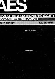 Star of the new terminator genisys and game of thrones, emilia clarke chats about working with arnie, filming action scenes. Aes E Library Complete Journal Volume 37 Issue 9