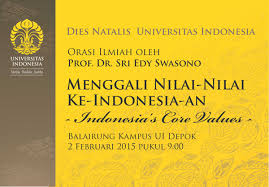 Perayaan ekaristi dipimpin langsung oleh mgr. Dies Natalis Universitas Indonesia 2015 Universitas Indonesia