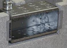 Block Loc Electrical Boxes Masonry Installation Electrical Work