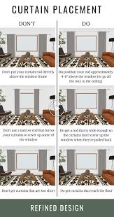 The Dos And Donts Of Curtain Placement How To Hang Your Curtains The Right Way The Rules And In 2020 Window Curtains Living Room Curtains Living Room Curtains Living