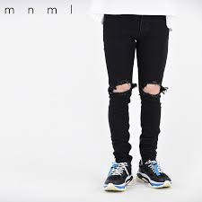 Mnml Minimal M1 Stretch Denim Men Gap Dis Crash Stretch Brachs Kinney Denim Slim Hem Zip 28 40