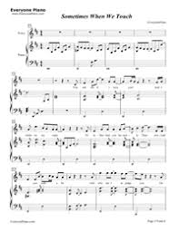 Who is the singer of sometimes when we touch? Sometimes When We Touch Dan Hill Free Piano Sheet Music Piano Chords