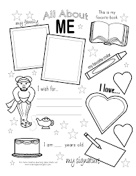 Check spelling or type a new query. All About Me Coloring Page Coloring Home