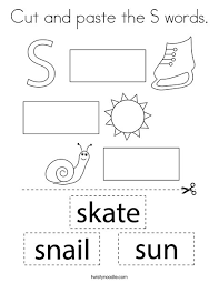 We did not find results for: Cut And Paste The S Words Coloring Page Twisty Noodle