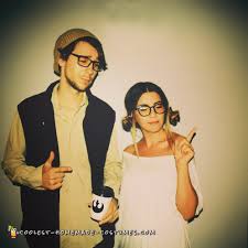 Princess leia and han solo valentine's day mask set. Hipster Han Solo And Princess Leia Couple Costume
