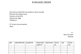 Facture d acompte en anglais. Bon De Commande Francais Anglais Exemple Et Mentions Obligatoires Dvv