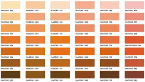 Pantone Colour Chart Ochre Between Earth And Rose
