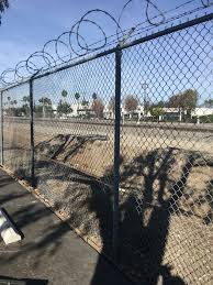 1 5/8 diameter x.080 wall thickness. 8 Foot Chain Link With Barb Wire And Razor Ribbon Chain Link Fence Cost Chain Link Fence Black Chain Link Fence