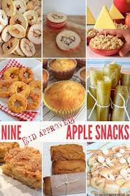 9 Kid Approved Apple Snack Recipes Apple Snacks Apple Snack Recipes Snack Recipes