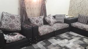 حائل كنب جلد نظيف